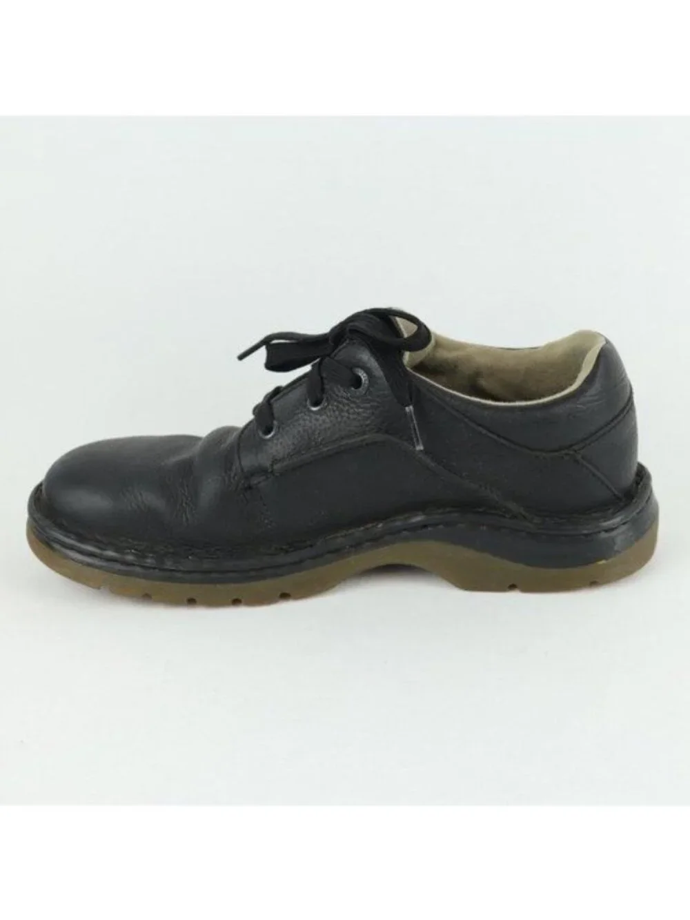 Dr. Martens Men's Size 9 Black Leather 8B75 Lace Up Casual Oxfords